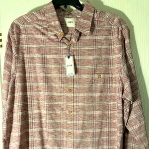 Lightweight men’s button down shirt, 2X Tall. NWT